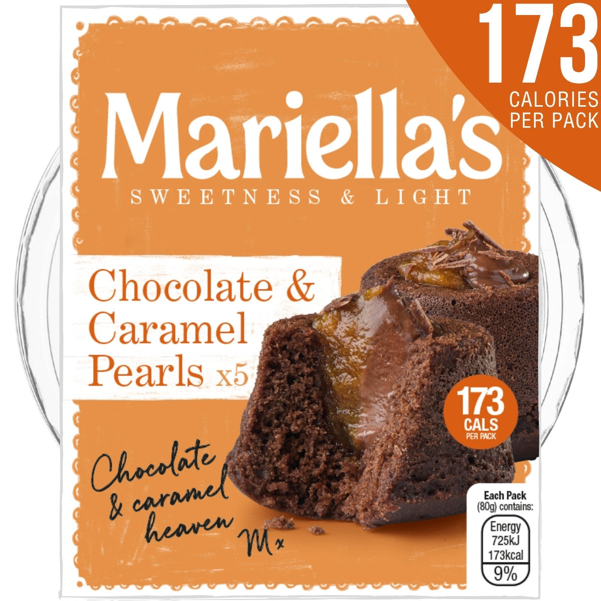 Chocolate & Caramel Pearls (Pack of 5) (DF)