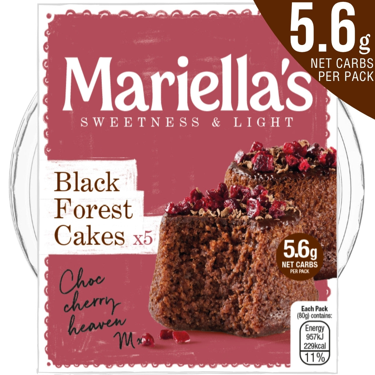 Black Forest Cakes x5 (Keto-friendly)
