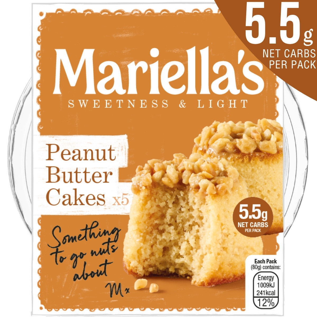 Peanut Butter Cakes x5 (Keto-friendly)