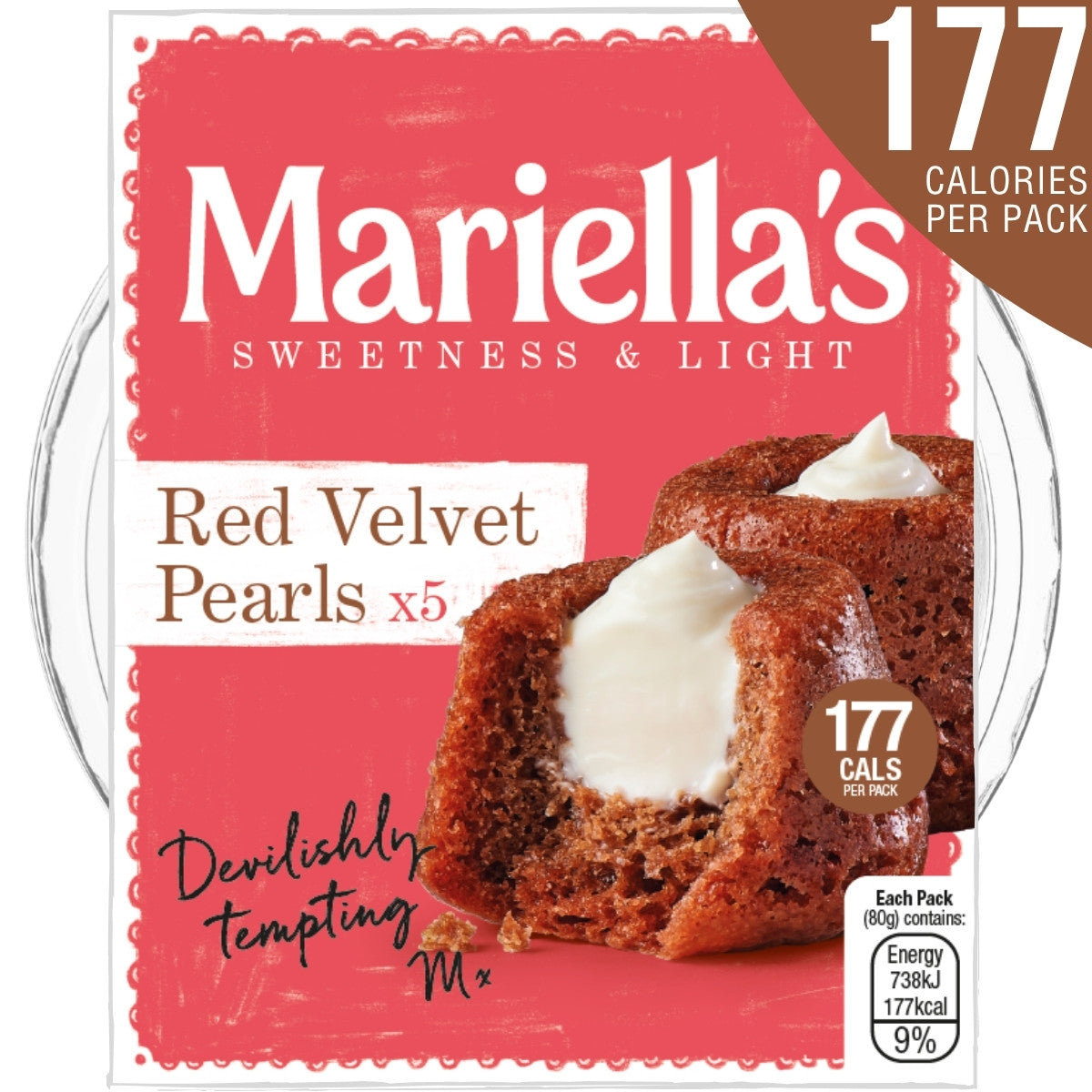 Red Velvet Pearls (Pack of 5)